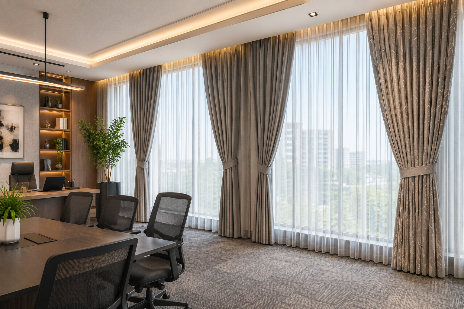 Modern Office Curtain Design