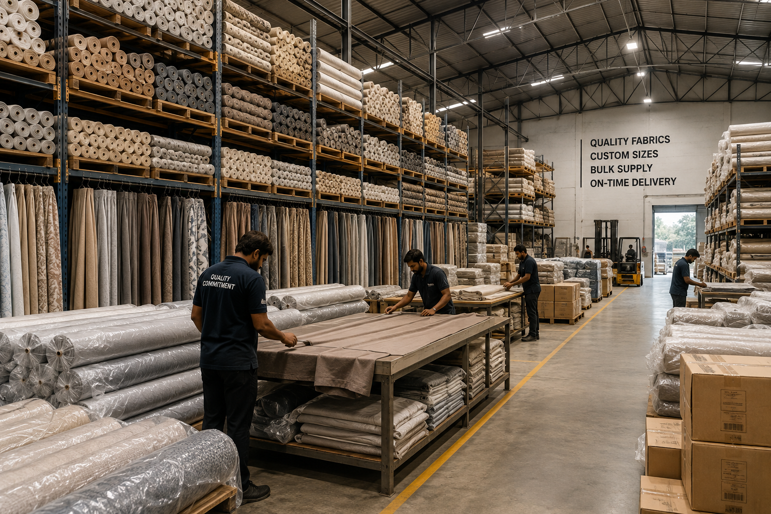 Bulk Curtain Manufacturing Warehouse